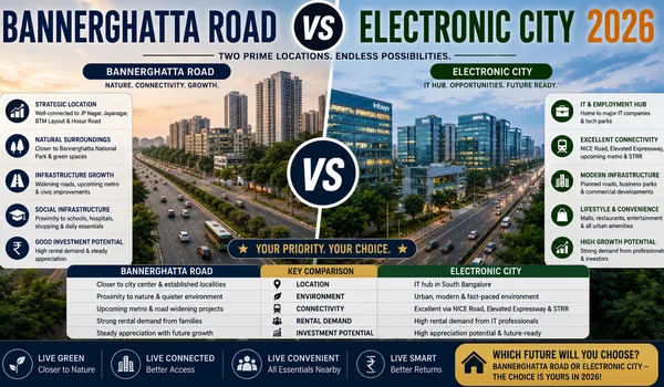 Bannerghatta Road vs Electronic City 2026