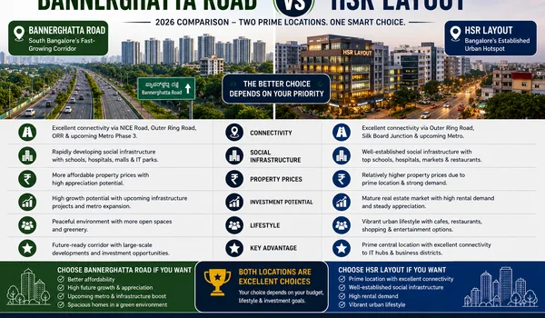 Bannerghatta Road vs HSR Layout 2026