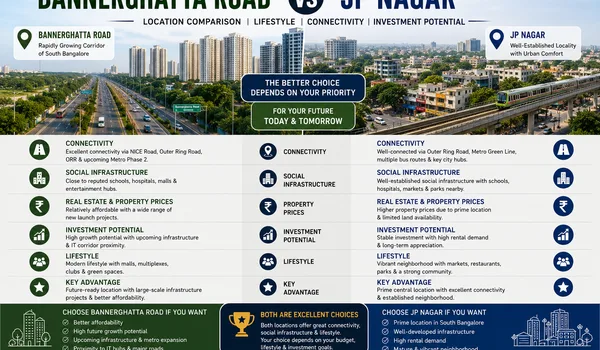 Bannerghatta Road vs JP Nagar 2026