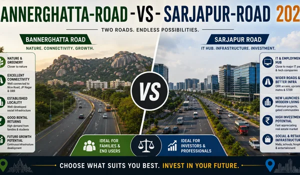 Bannerghatta Road vs Sarjapur Road 2026